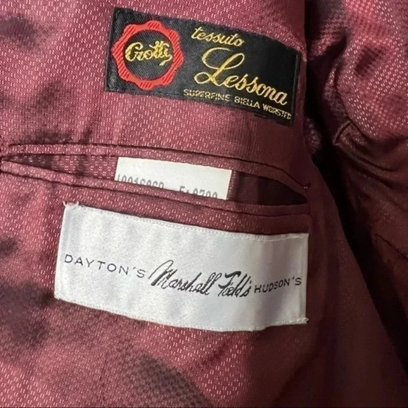 Fiori Pure Wool Sports Coat Blazer in Black Sz 40R - Picture 11 of 11